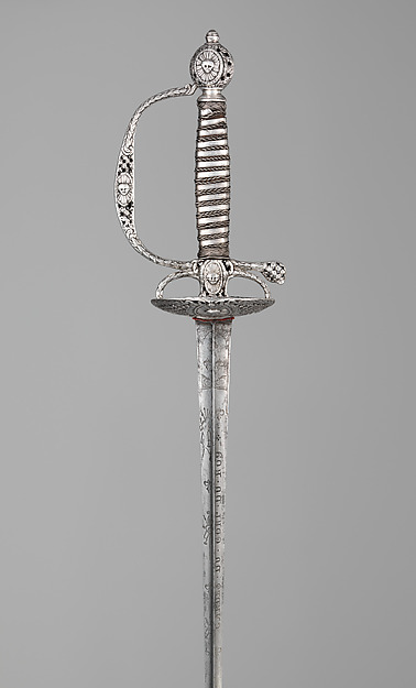 Smallsword carried by the Gardes du Corps