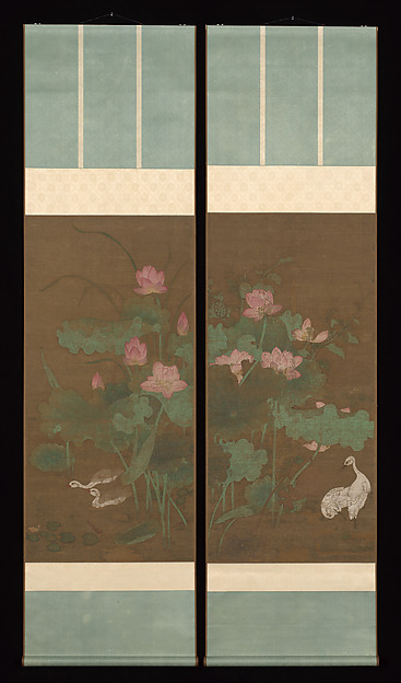 Lotus and waterbirds