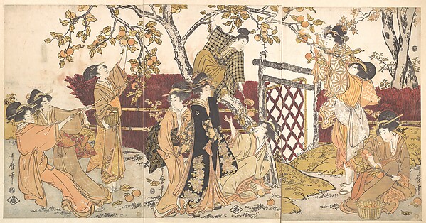 Picking Persimmons (Kaki-mogi)