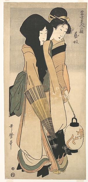 “Geisha” from the series Three Amusements of Contemporary Beauties (Tōsei bijin san’yū: Geigi)