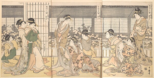 Three Intoxicated Courtesans