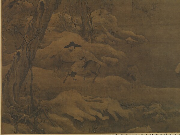 Travelers in a Wintry Forest