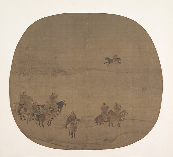 Nomads hunting with falcons