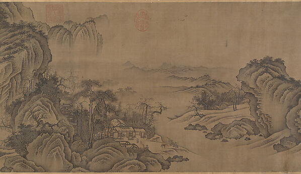 Buddhist Temples amid Autumn Mountains