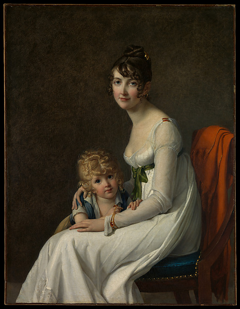 ドバサイン・ド・リシュモン夫人と息子ウジェーヌ