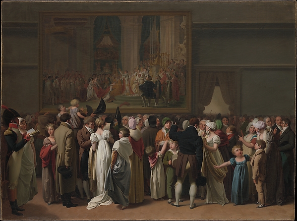 The Public Viewing David's "Coronation" at the Louvre