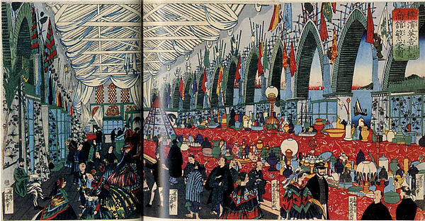 Picture of a Prosperous English Trading Firm in Yokohama