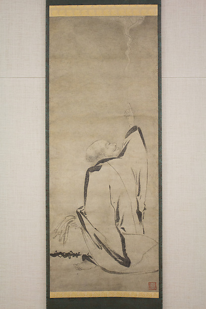 Hōtei Pointing to the Moon