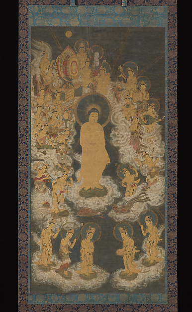 Welcoming Descent of Amida and Bodhisattvas