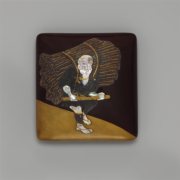 Writing Box (Suzuribako) with Woodcutter