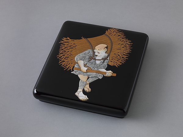 Writing Box (Suzuribako) with Woodcutter
