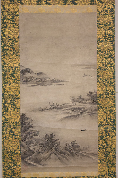 River Landscape in Evening
