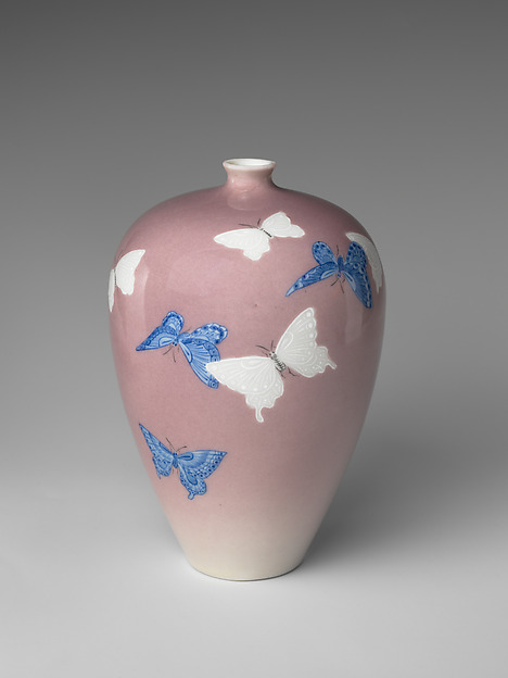 Vase with Butterflies
