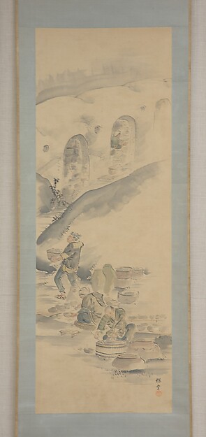作陶図