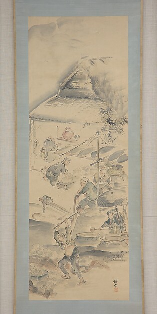 作陶図