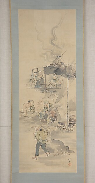 作陶図