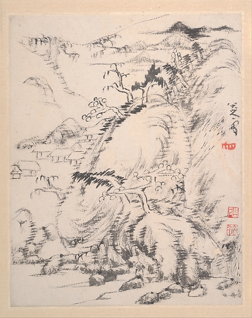 山水画冊