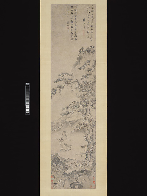 菊を愛でる陶淵明