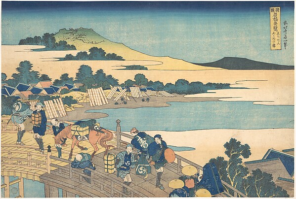 越前福井の橋（諸国名橋奇覧より）