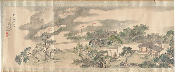 長寿の霊芝を敬う書斎 第二景