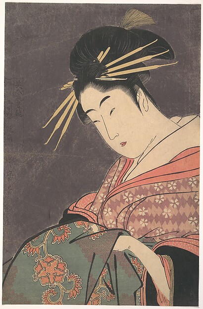五明楼花扇(美人器量競より)