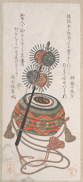 太鼓と舞楽に用いる鶏婁