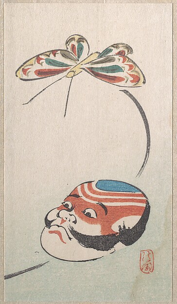 蝶と奴の面