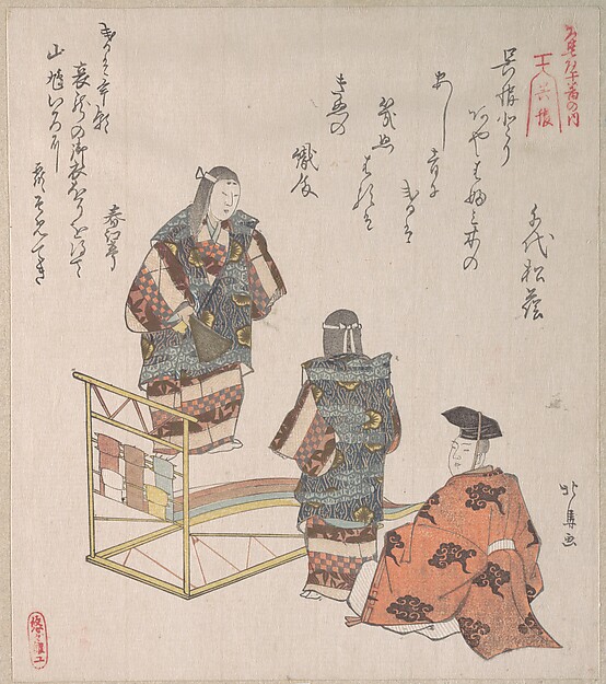 能「呉服」の場面