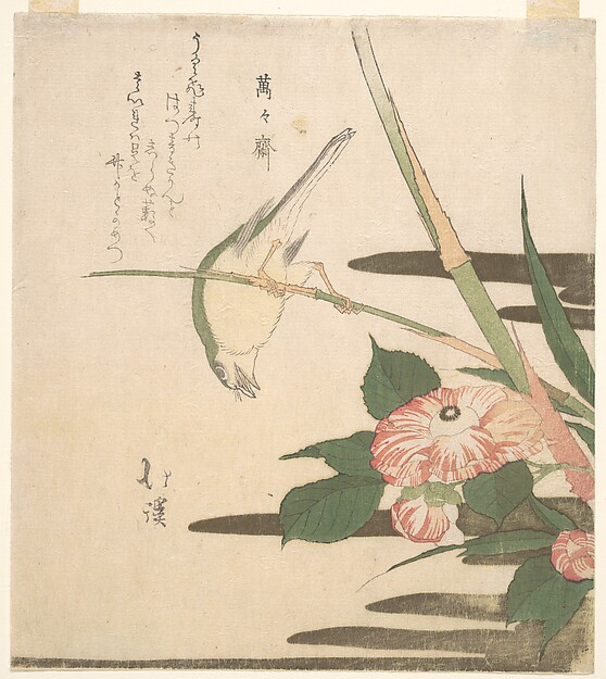 鶯と椿