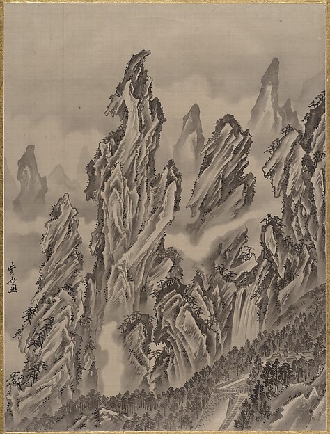 岩山の風景