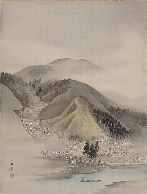 川辺の花