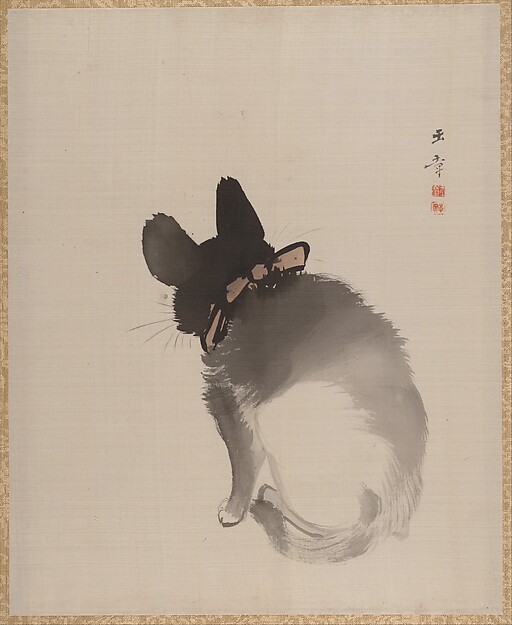 後ろ姿の猫
