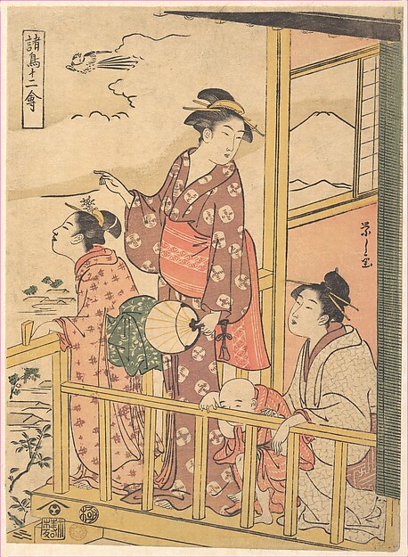 尾長鶏（諸鳥十二禽より）