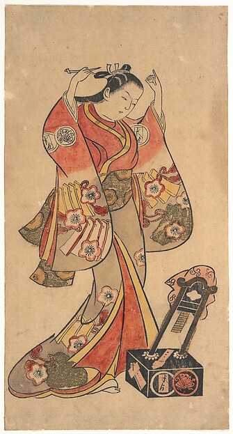 八百屋お七に扮する三条勘太郎