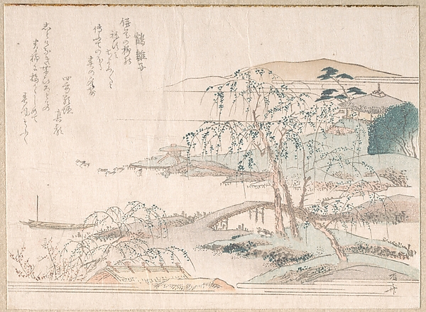 柳のある風景