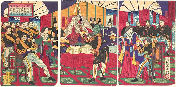 天盃下賜の図