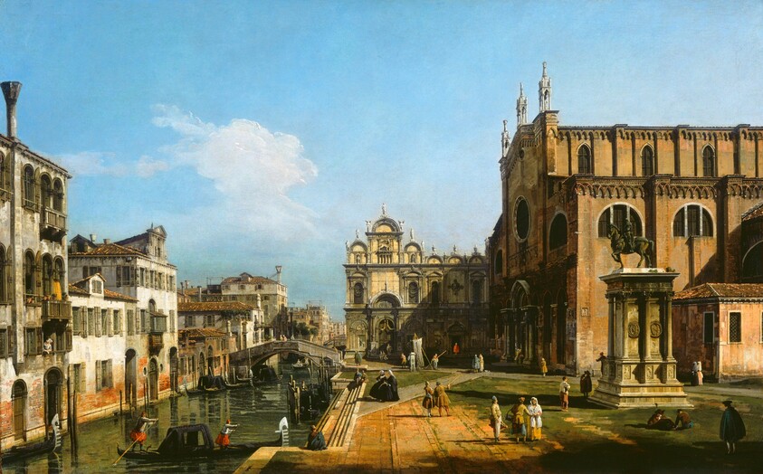 The Campo di SS. Giovanni e Paolo, Venice