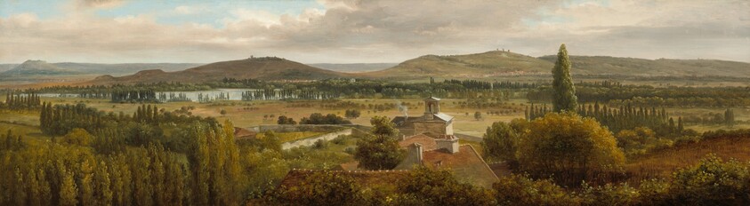 Panoramic Landscape near the River Moselle