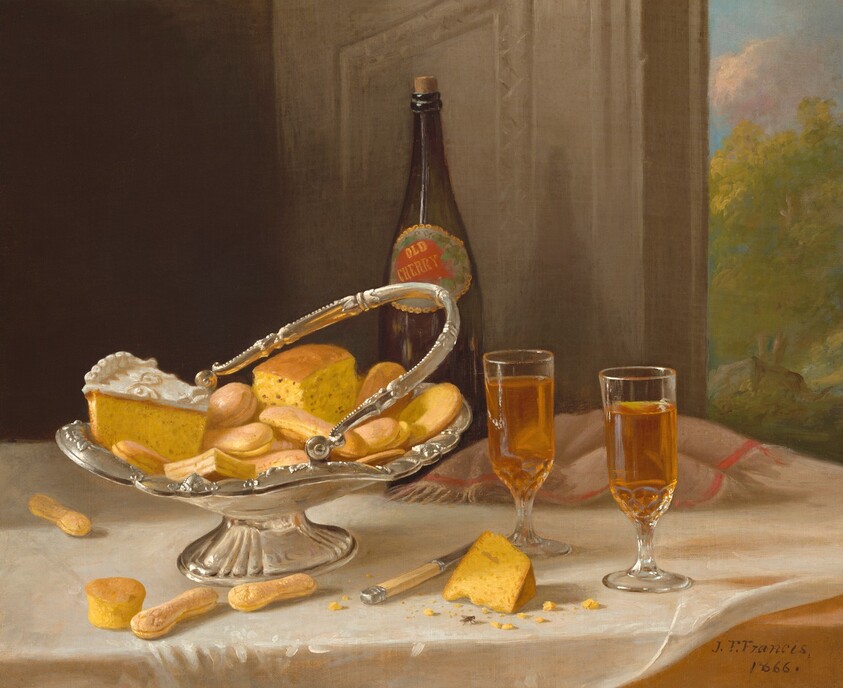 Still Life with Silver Cake Basket