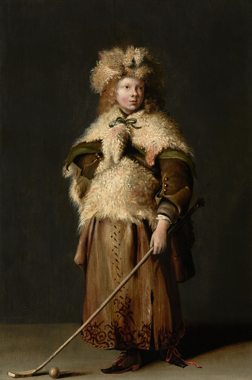 Moses ter Borch Holding a Kolf Stick