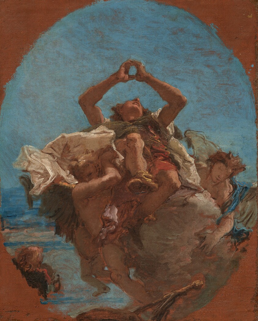 Saint Roch Carried to Heaven by Angels