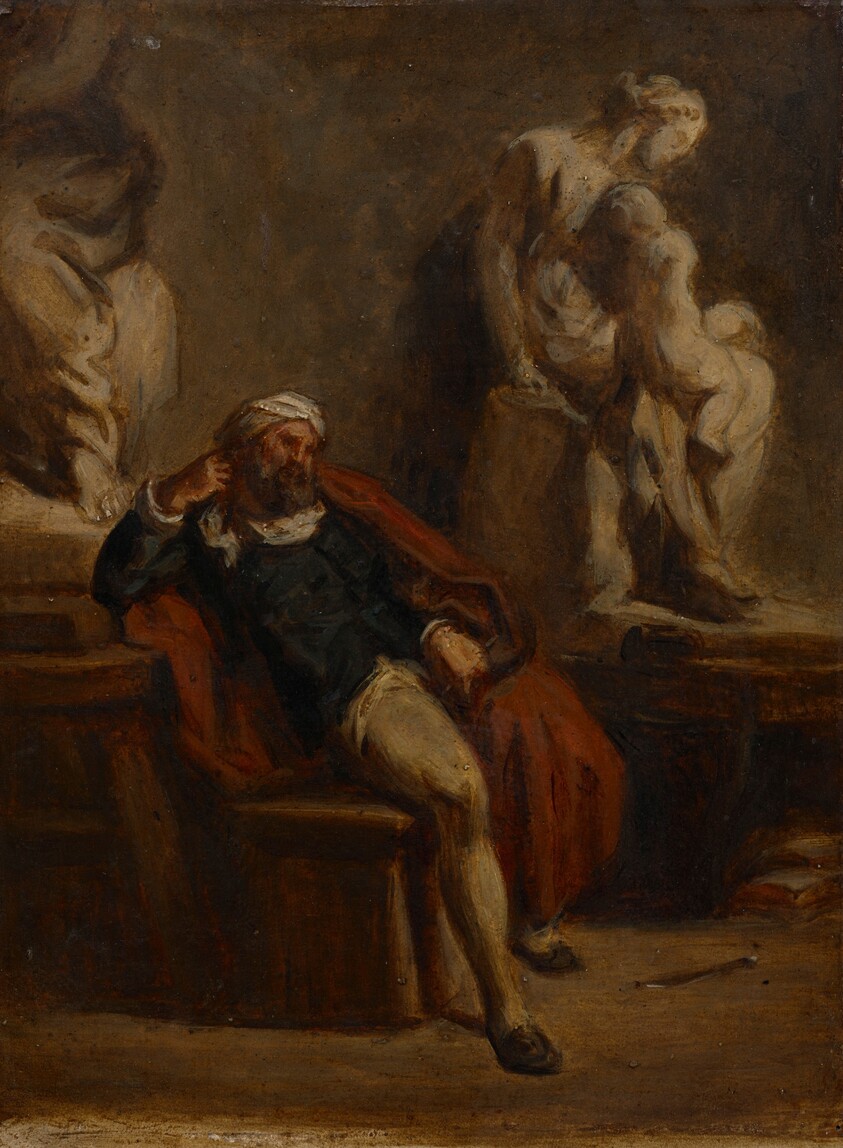 Michelangelo in His Studio