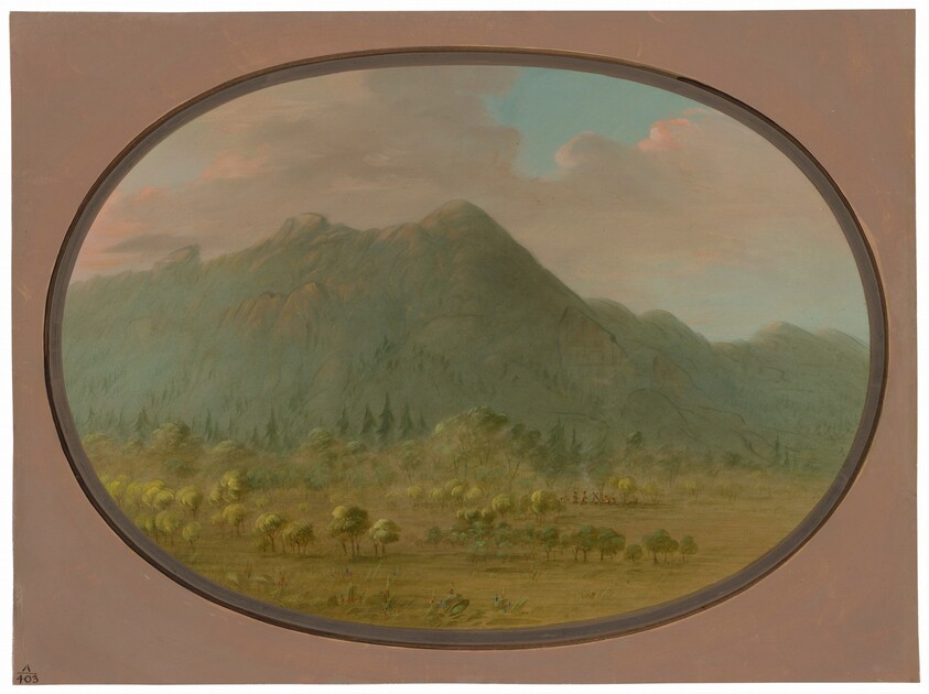 View in the Crystal Mountains