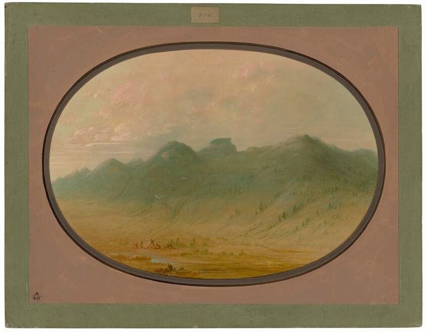 View of the Crystal Mountains, Brazil