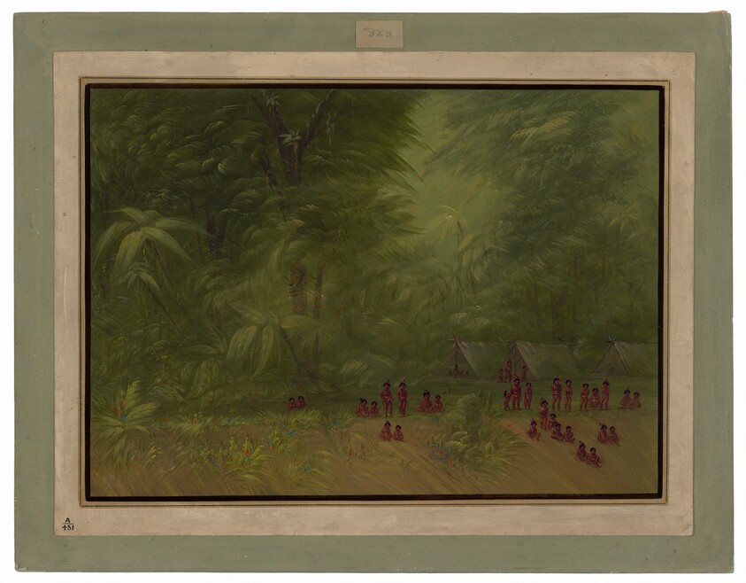 Indian Camp in the Forest