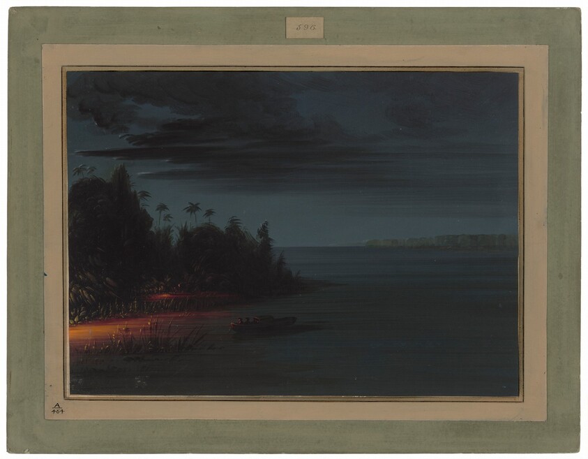 Spearing by Torchlight