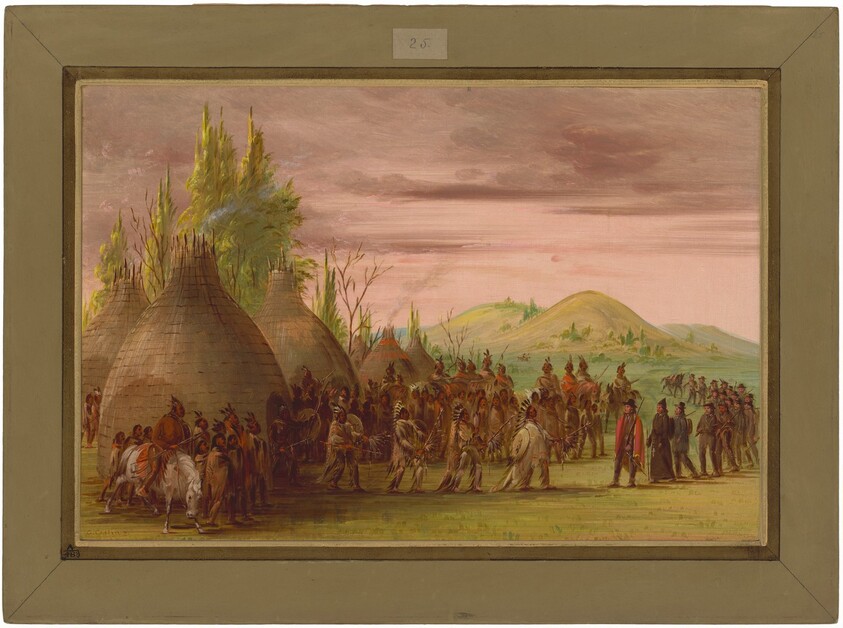 La Salle Received in the Village of the Cenis Indians. May 6, 1686
