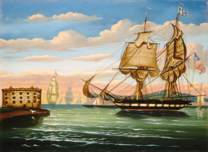 Bay of New York, Sunset