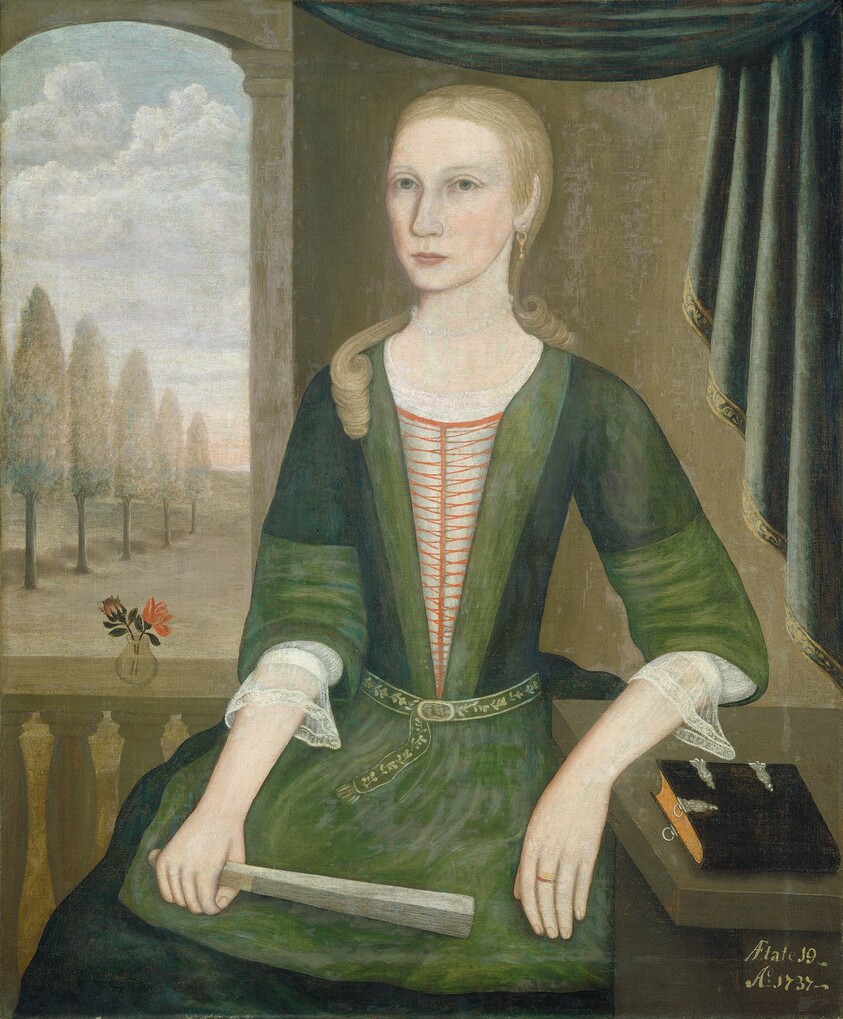 Young Lady with a Fan