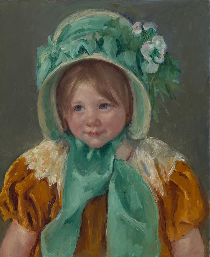 Sara in a Green Bonnet